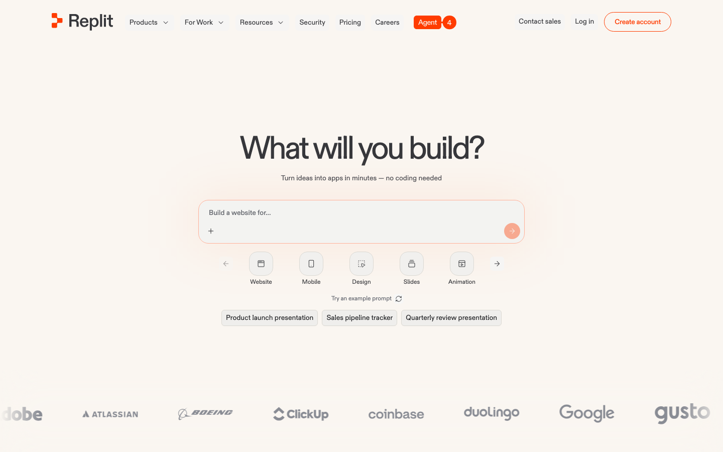 Homepage / Lander
